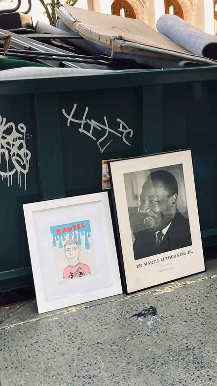 Photo of free Curb notice: pics, chair, board (Washington Hts 10033) #1