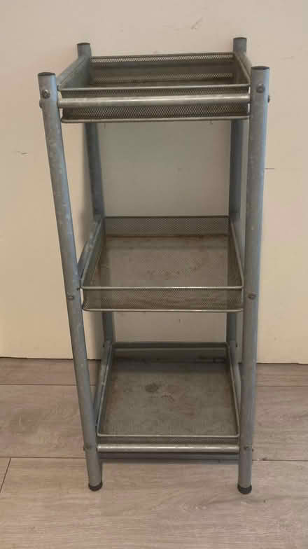 Photo of free 3 shelf metal stand (Covent Garden WC2H) #1