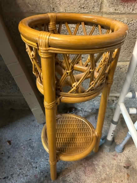 Photo of free Cane plant pot holder (Woodcote RG8) #1