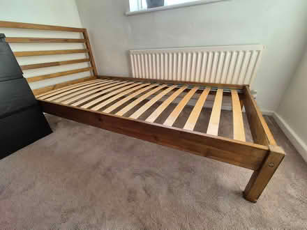 Photo of free Wooden bed frame (Harpenden AL5 1RE) #2