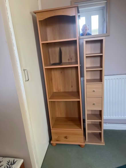 Photo of free Light oak storage units (North Leigh OX29) #1