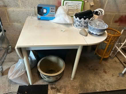 Photo of free White table (Woodcote RG8) #1
