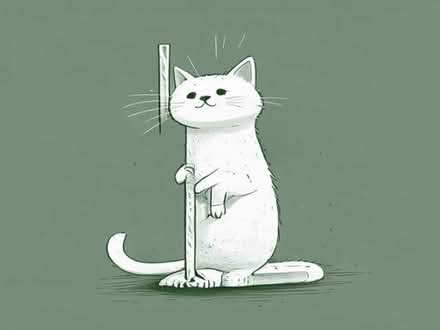 Photo of Cat scratching pole (Lower Morden SM4) #1