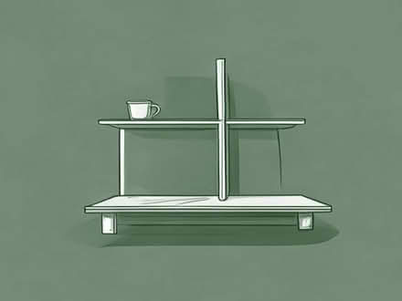 Photo of Glass shelf for a tall fridge. (Broadstone BH18) #1