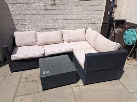 Photo of free Rattan sofa (L199DG) #3