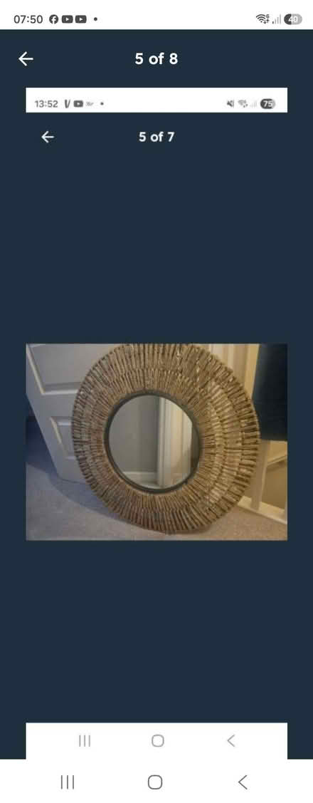 Photo of free Wall mirror decor rattan (Crossways DA2) #3