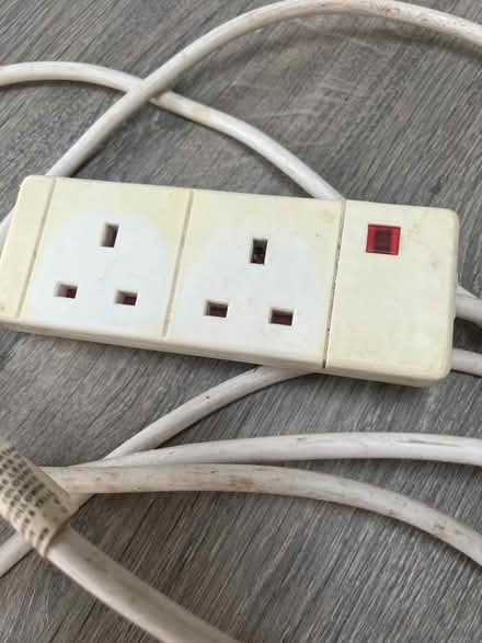 Photo of free 2 Socket Extension Lead. Working. (Southsea PO4) #2