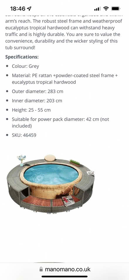 Photo of free Hot tub surround (Hemel Hempstead) #1