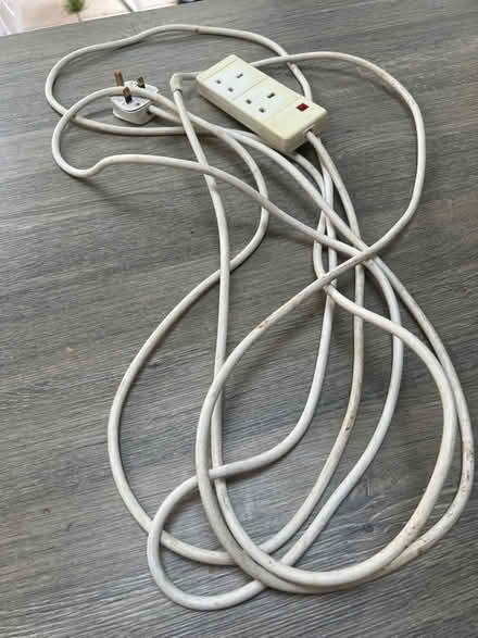 Photo of free 2 Socket Extension Lead. Working. (Southsea PO4) #1