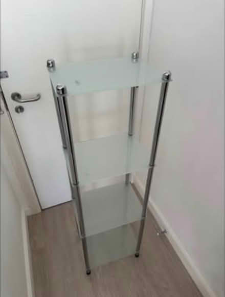 Photo of free Frosted glass shelving display unit (Exeter) #2