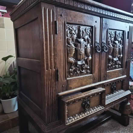 Photo of free Antique cupboard (Rose Green PO21) #3