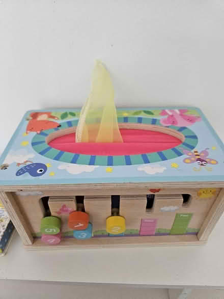 Photo of free Wooden play tissue box (Littlemore OX4) #1