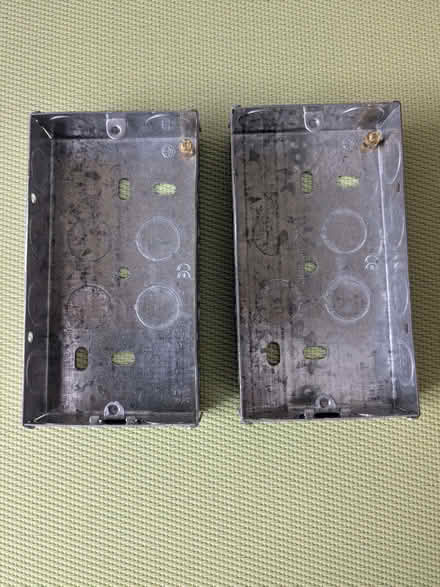 Photo of free Two 2-gang Back Boxes (Beulah Hill SE19) #1