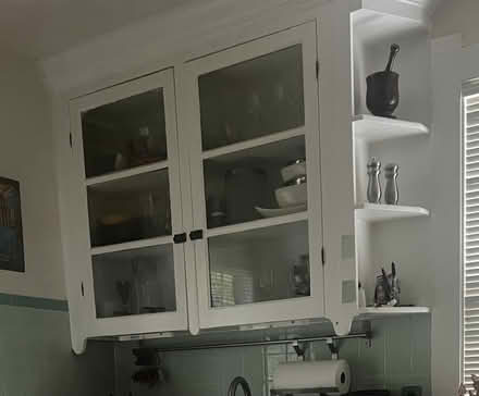 Photo of free Antique Kitchen Glass Door Cabinet (Brookland, DC) #1