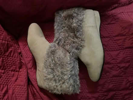 Photo of free Beige suede boots 5/6 (Mitcham CR4) #2