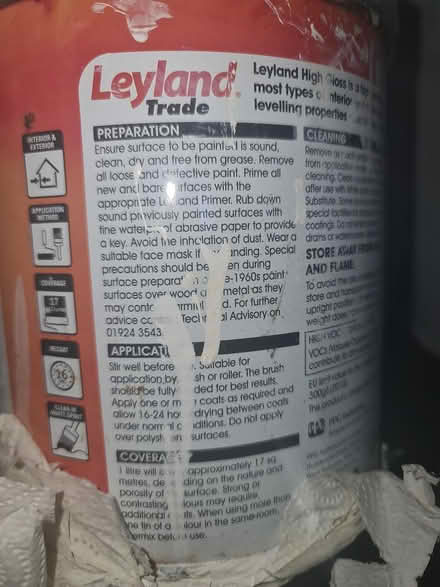 Photo of free Paint, magnolia, 2 L (Hackney E8) #1