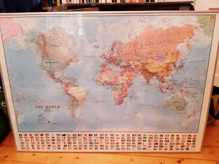 Photo of free Framed Map of the World (Craigleith EH4) #1