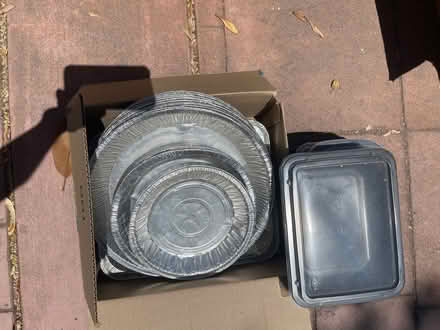 Photo of free Aluminum and plastic containers (Sunnyvale) #1