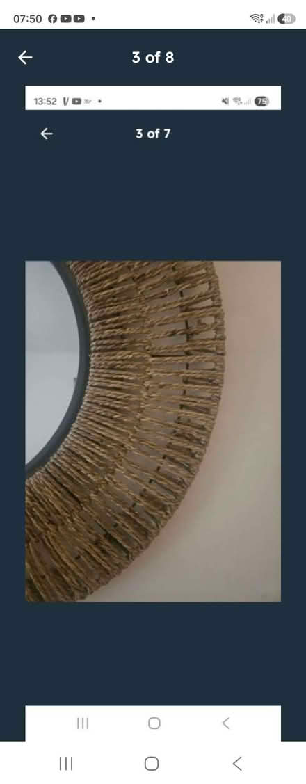 Photo of free Wall mirror decor rattan (Crossways DA2) #4
