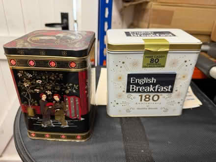 Photo of free Metal tea tins (Beckley OX3) #1