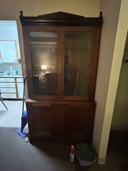 Photo of free Antique Hutch (Davis square) #1