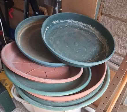 Photo of free Large round plastic plant trays (Wellesbourne CV35) #1