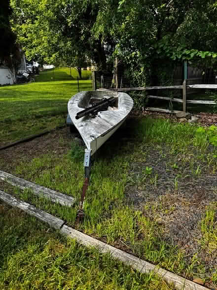 Photo of free 12 ft sailboat and trailer (Langhorne, PA) #4