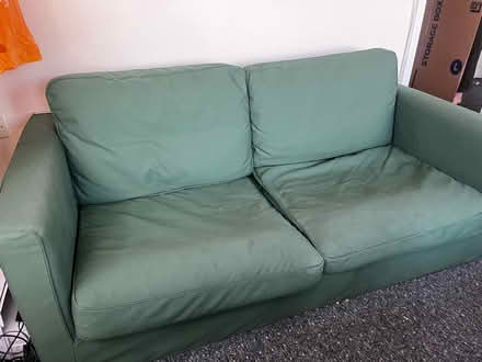 Photo of free Green sofa good condition IKEA (Leeds LS6,) #3
