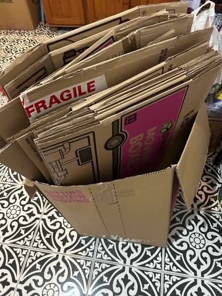 Photo of free 60 Moving boxes (Royal Leamington Spa CV32) #2