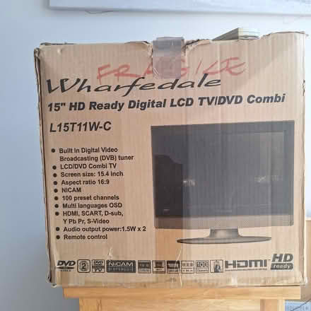Photo of free 15inch HD ready LCD TV/ DVD combo (Edinburgh Fairmilehead) #2