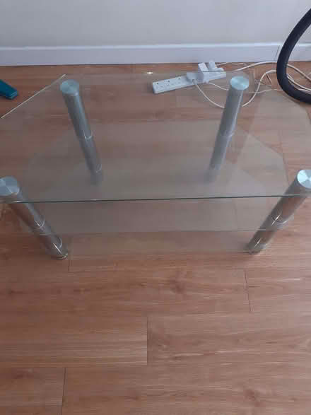 Photo of free Glass tv stand (Haydock WA11) #1