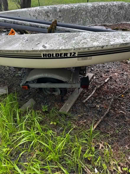 Photo of free 12 ft sailboat and trailer (Langhorne, PA) #2