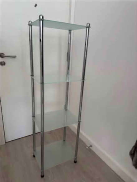 Photo of free Frosted glass shelving display unit (Exeter) #3