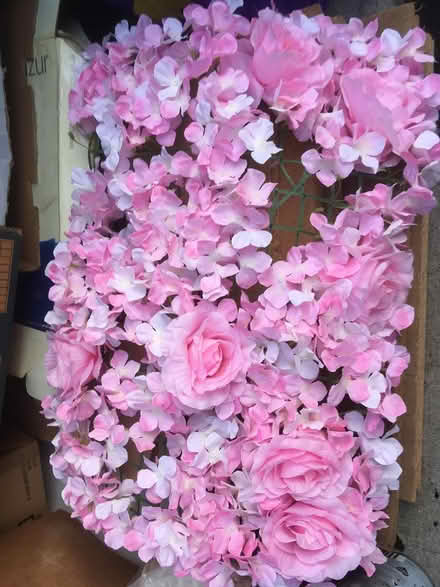 Photo of free fabric roses (Walthamstow) #1