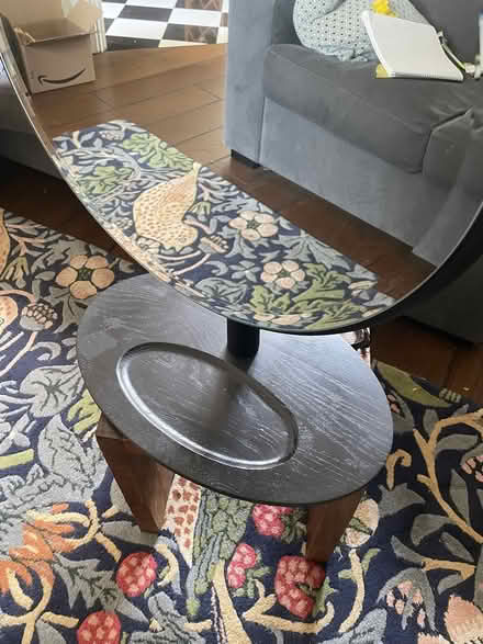 Photo of free Round mirror on stand (Grove Park SE12) #3