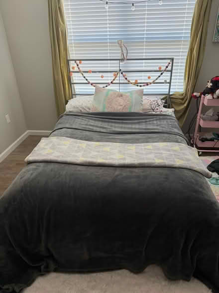 Photo of free Full sized bed frame and mattress (Newtown, CT) #1