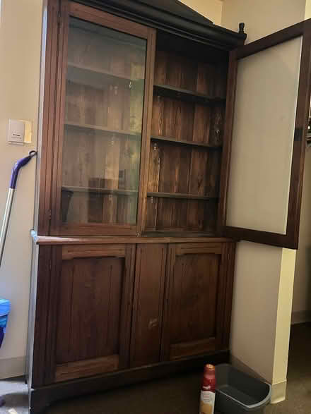 Photo of free Antique Hutch (Davis square) #2