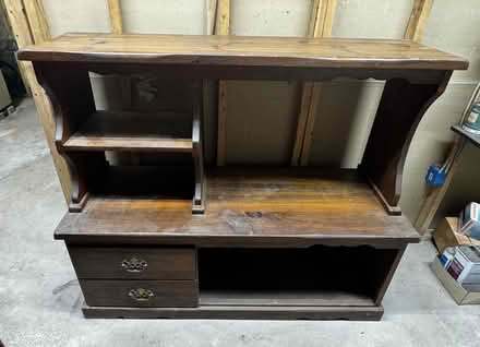 Photo of free Vintage wood entertainment center (Langhorne, PA) #1