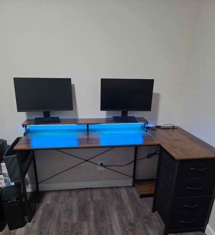 Photo of free l-shaped gaming/office corner desk (Montgomery Village /Southeast) #2