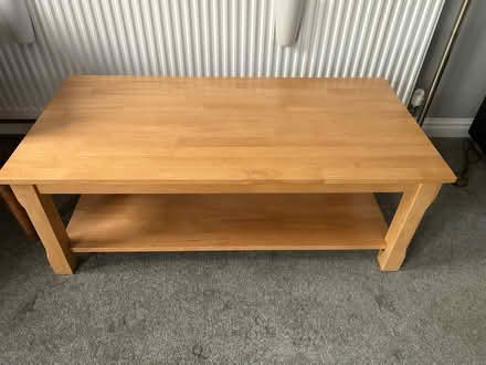 Photo of free Beech coffee table I think (Woodcote RG8) #1