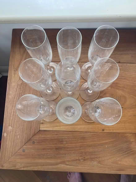 Photo of free 9 Champagne flutes 10” tall (SG5 Fairfield) #3
