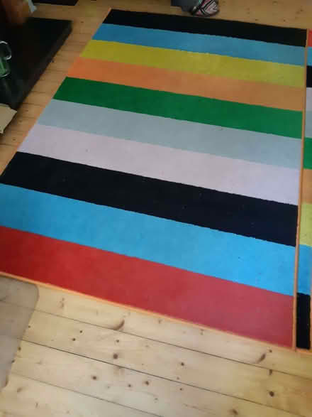 Photo of free IKEA Randerup low-pile multicolour rugs (Craigleith EH4) #1