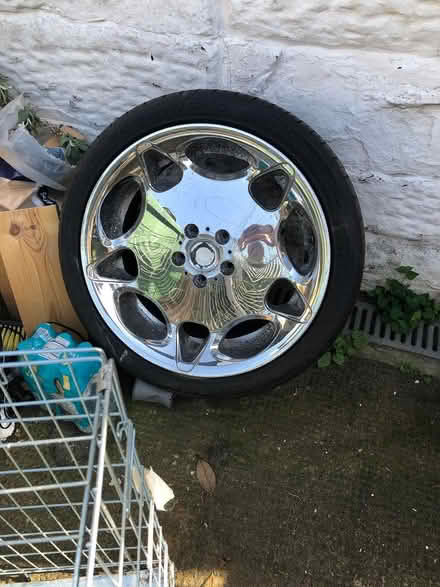 Photo of free Mercedes wheel and tyre (CH47) #1