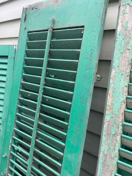 Photo of free Vintage wood shutters (Uptown new orleans) #4