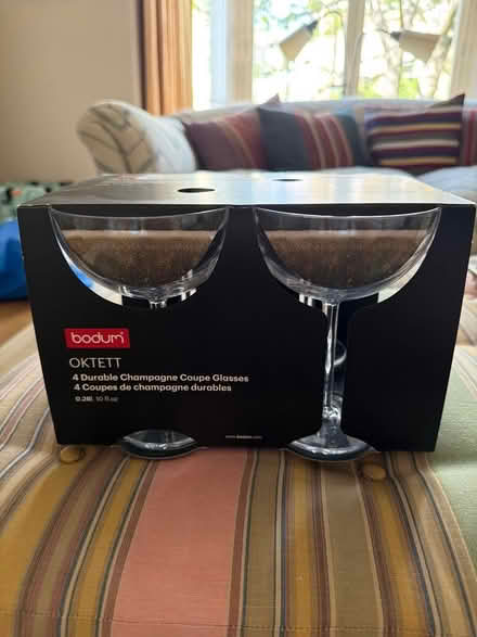 Photo of free Champagne Coupe Glasses (South Kensington W8) #2