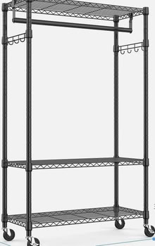 Photo of free Rolling Clothes Rack w/2 Rods UWS (Upper West Side nr Col Circle) #2
