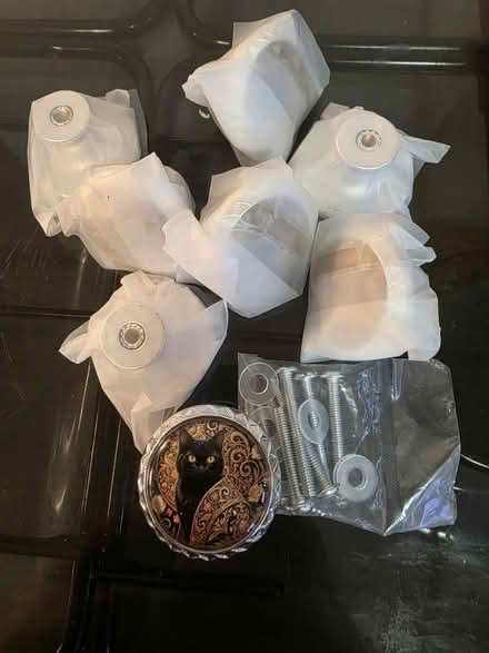 Photo of free Black cat door knobs (Walton L4) #1