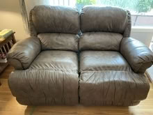 Photo of free leather reclining furniture (troutdale cherry pk rd/buxton) #4