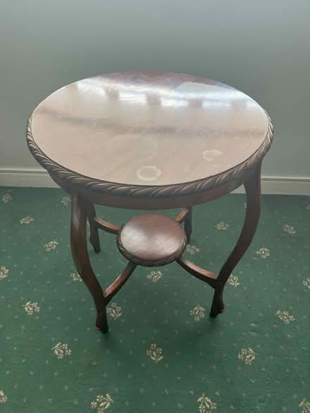 Photo of free Round wooden table (Dublin 11) #1