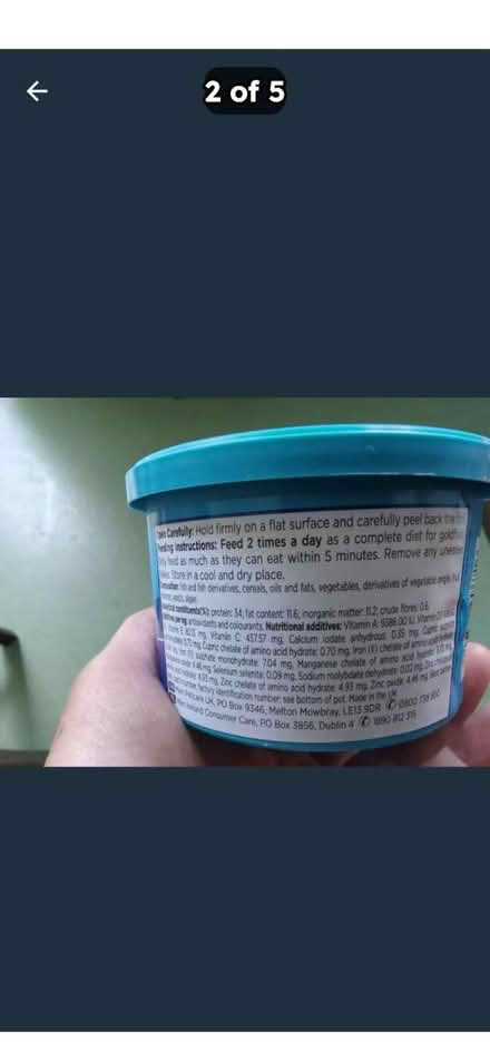 Photo of free Aquarium cold water fish food (Starcross EX6) #3